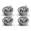 Dishwasher Lower Bottom Basket Wheels Compatible for & 165314 Dishwasher Spare Parts Lower Rollers 1