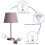 Touch Lamp Switch 2 Pack,Touch Lamp Control Module for Dimmable LED,Bulbs,Lamp Switch Replacement Kit with Wiring Caps 8