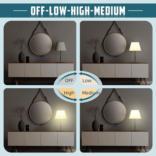 Touch Lamp Switch 2 Pack,Touch Lamp Control Module for Dimmable LED,Bulbs,Lamp Switch Replacement Kit with Wiring Caps 2