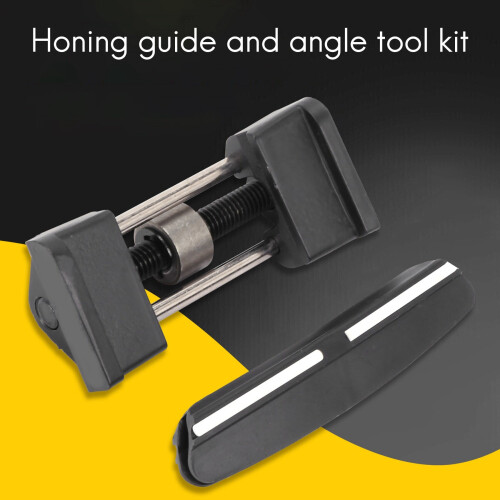 Honing Guide and Angle Tool Set - Chisel Sharpening Jig & Knife Sharpener Angle Tool Kit for Knives and Wood Chisels 1
