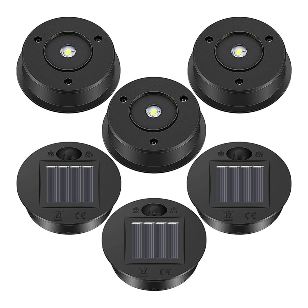 Tlily 6 Pcs Solar Lights Replacement Top 7 Solar Lantern Parts Led Solar Panel Lantern Lid Lights For Outdoor Hanging