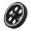 200X6mm Industrial Aluminum Rubber Measuring Encoder Meter Wheel 3