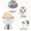 Egg Cups Set Stainless Steel Eggs Hard Boiled Eggs and Soft Tray Tool Holders Kitchen, Silver 4