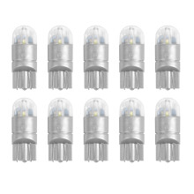 10Pcs 6000K Canbus T10 168 194 W5W Dome License Side Marker LED Light Bulb White