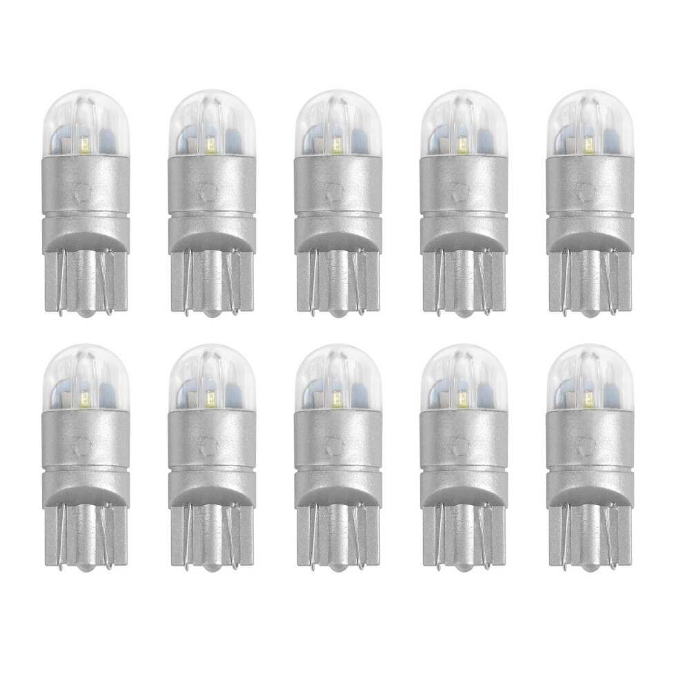 10Pcs 6000K Canbus T10 168 194 W5w Dome License Side Marker Led Bulb Light/White 4762016917722