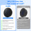 1 Pack Big Solar Light Replacement Top for Outdoor Hanging Lanterns, More Powerful More Energy Efficient 8