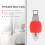 Portable Door Lock Travel Lock Safety Lock School Lockdown Lock for Travel Hotel Home Apartment Motel Room Security 2