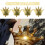 14PCS Crown Balloons Gold Foil Crown Balloon for Birthday Wedding Party Baby Shower Decorations 4 Giant and 10 Mini Size 6