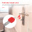 Portable Door Lock Travel Lock Safety Lock School Lockdown Lock for Travel Hotel Home Apartment Motel Room Security 4