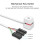 2M Portable LED Lights Computer Desktop Switch PC External Start Power On/Off Button Extension Cable, RGB Light 4