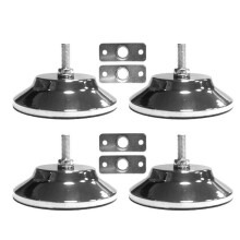 4 PCS Billiard/ Leg Levelers 5 Inch Metal Game Table Leg Levelers Heavy Duty Leveling Feets for