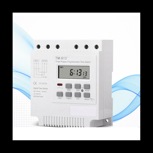 Dreiphasen 380V 415V TIMER programmierbarer Schalter mit Hintergrundbeleuchtung 1