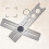 Multi-Functional Stainless Steel Ceramic Tile Hole Locator Ruler Adjustable Punching Hand Measure Tools 5