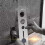 Multi-Functional Stainless Steel Ceramic Tile Hole Locator Ruler Adjustable Punching Hand Measure Tools 6