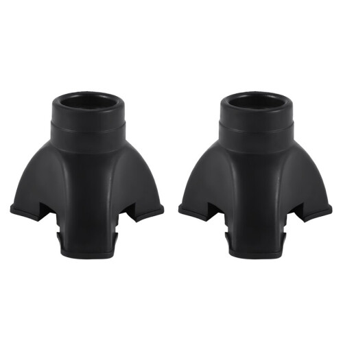 2X Walking Stick End Tripod CANE TIP Self Standing Rubber NON- End Bottom