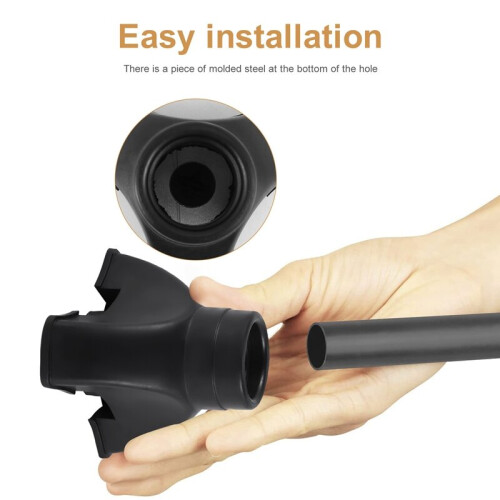 2X Walking Stick End Tripod CANE TIP Self Standing Rubber NON- End Bottom 1