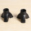 2X Walking Stick End Tripod CANE TIP Self Standing Rubber NON- End Bottom 7