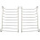 2 Pcs Toast Bread Rack Holder 8 Slice Holes Tool Cooling Grid Bread Rack Rectangle Accessories Organizer 8