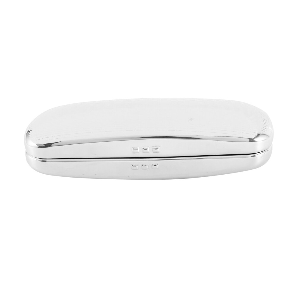 Tlily Light Glasses Case, Aluminum Hard Shell Eyeglasses Case Striped Spectacles Box