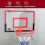 Indoor Mini Basketball Hoop Set Adjustable Mini Basketball Hoop Set Basketball Toy Gifts Red 2