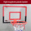 Indoor Mini Basketball Hoop Set Adjustable Mini Basketball Hoop Set Basketball Toy Gifts Red 3