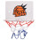 Children'S Outdoor Indoor Wall-Mounted Basketball Hoop Game Toys Toy Set Men'S And Women'S Sports Toys Gifts 1