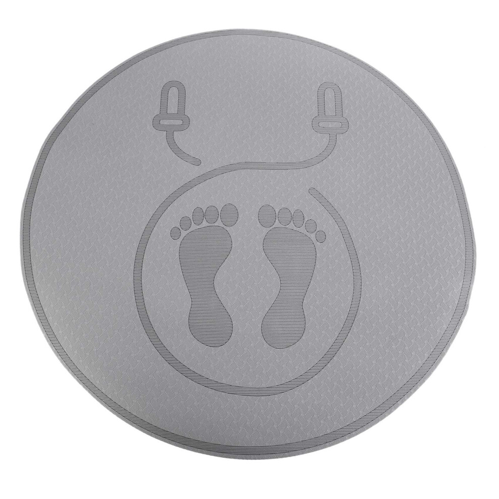 Jump Rope Mat Shock Absorption and Sound Insulation Household Mute Mat Indoor Outdoor Fitness Sports Yoga Mat,Black 