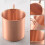 Pure Copper Mug Solid Without Inside Liner For Cocktail Coffee Beer Milk Water Cup Home Bar Drinkware Cool 6