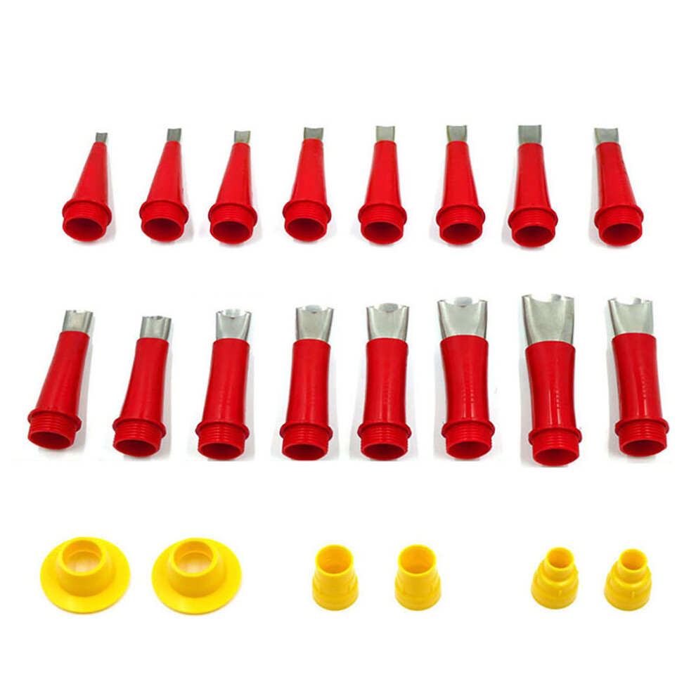 22Pcs Stainless Steel Caulk Nozzle Applicator Caulking Finisher Glue Silicone Sealant Finishing Tool Kitchen Bathroom 4762016915964