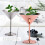 Stainless Steel Martini Cocktail Glass High Base Wine Glass Unbreakable Wine Glass Metal Bar Champagne Glass Copper 6