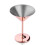 Stainless Steel Martini Cocktail Glass High Base Wine Glass Unbreakable Wine Glass Metal Bar Champagne Glass Copper 7