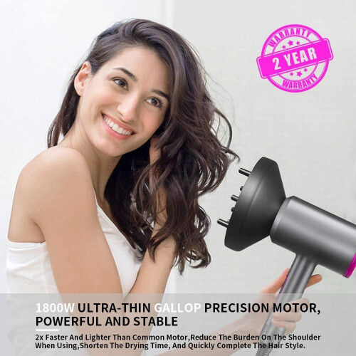 Professional 2000W fast drying negative ion with diffuser hair dryer 2