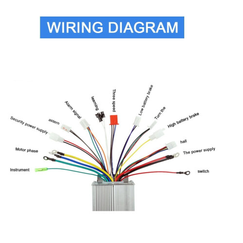 48V 60V 64V 1500W Brushless Controller/Ebike Controller/BLDC Motor Controller für Elektrofahrrad/Roller 1