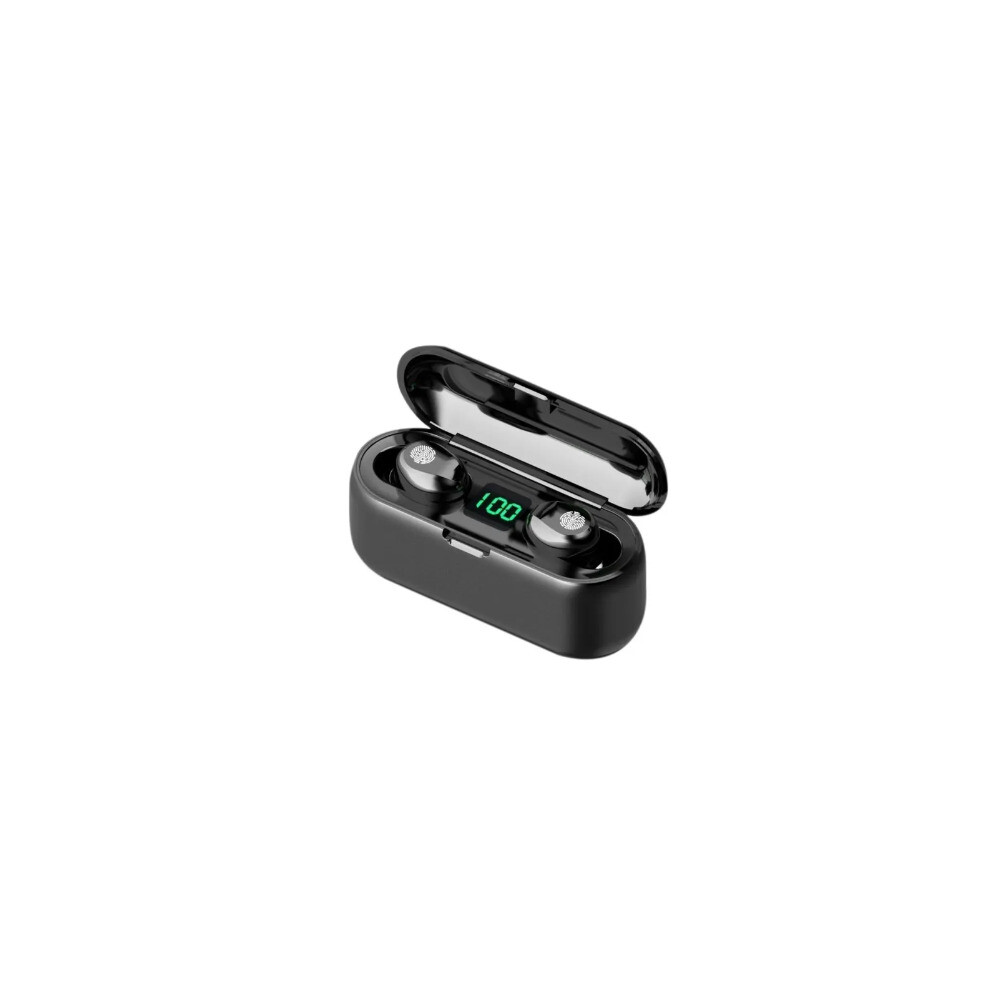 Earphone Tws F9 Tws Bluetooth Earphone For Iphone And Android Black 762704640516