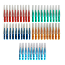 50Pcs Interdental Brush Dental Tooth Flossing Head Dental Flosser Toothpick Cleaners Tooth Cleaning Tool