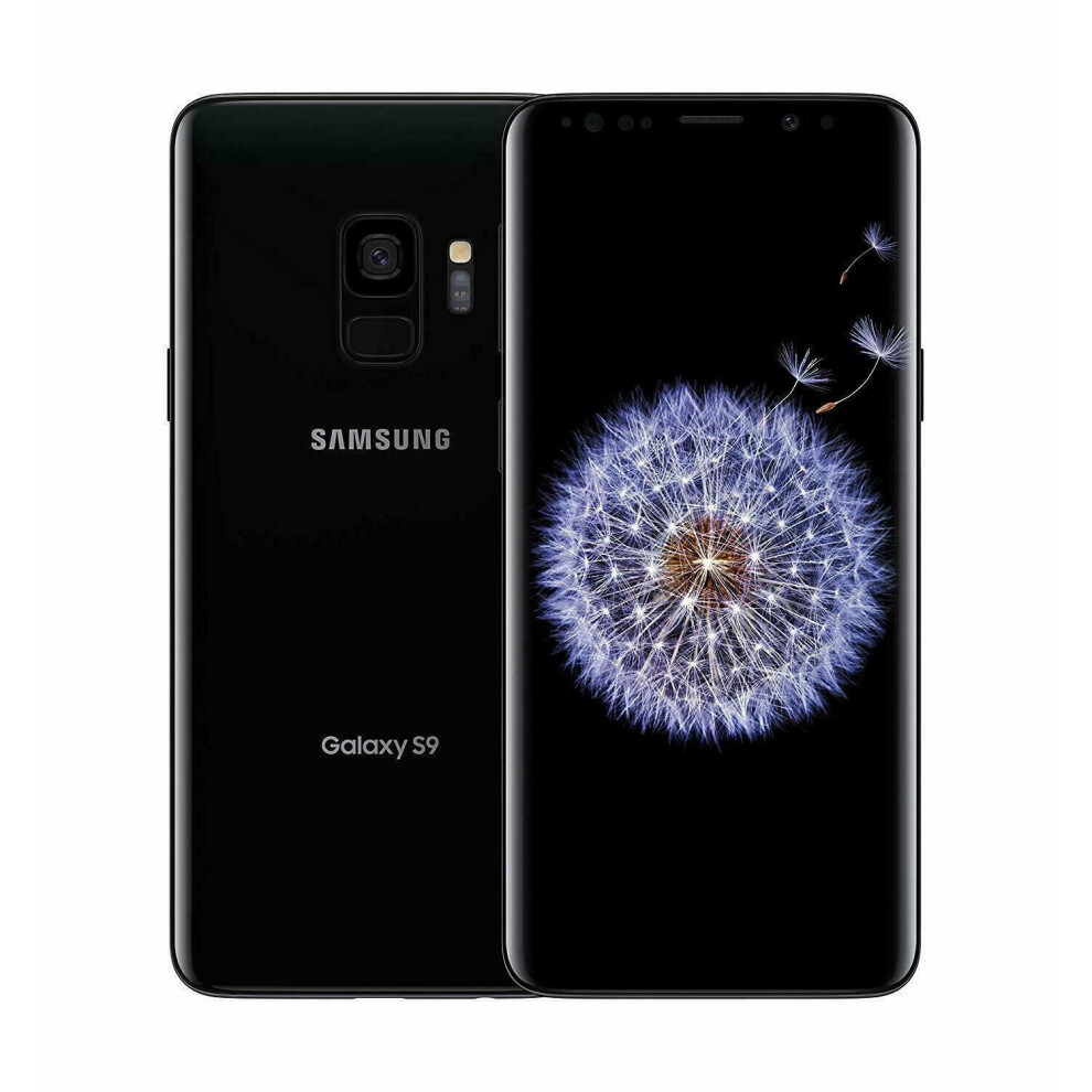 Samsung Galaxy S9 64GB/4GB 4G LTE Unlocked Android Smartphone- Black-image-OPC-PBG5W9X-REFURBISHED