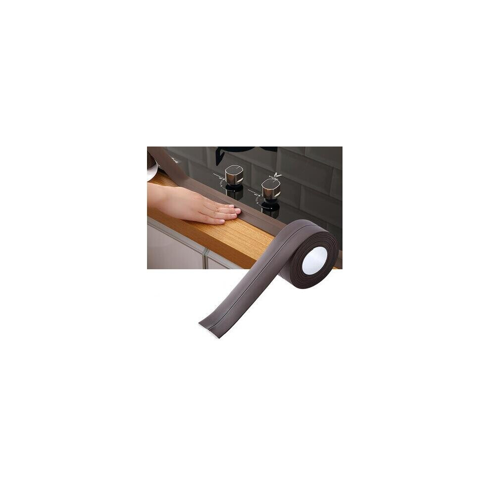 (Brown) Caulking Tape丨Self Adhesive PE Sealing Tape 10.5ft