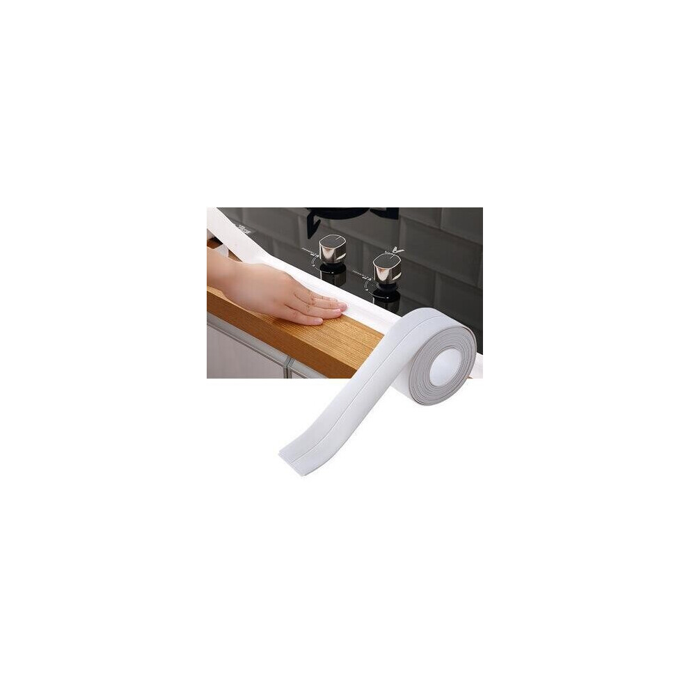 (White) Caulking Tape丨Self Adhesive PE Sealing Tape 10.5ft