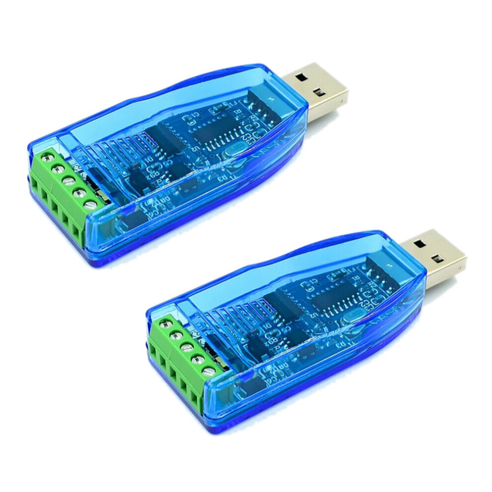 2Pcs Usb To Rs485 Converter Isolate Module Upgrade Industrial Esd Protection Ch340e Standard -485 Connector Board 4762016920302