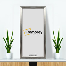 (16x8 Inch) Panorama Style Silver Poster Frame / Frames For Print / Picture Frame / Photo Frame / Handcrafted Best Frames
