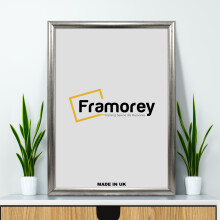 (6x4 Inch) Silver Poster Frame / Picture Frame / Handcrafted Photo Print Frame / Photo Frame / Personalized Frame