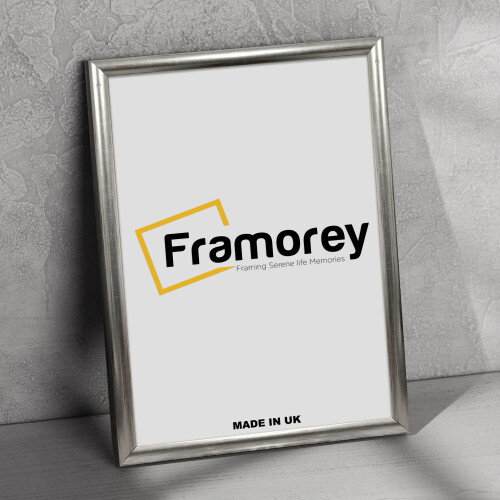 (40x60 CM) Silver Poster Frame / Picture Frame /  Handcrafted Photo Print Frame / Photo Frame / Personalized Frame 1