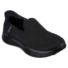 Skechers Sneakers Donne Slip-Ins Go Walk Flex-Relish, Nero, 7.5 US