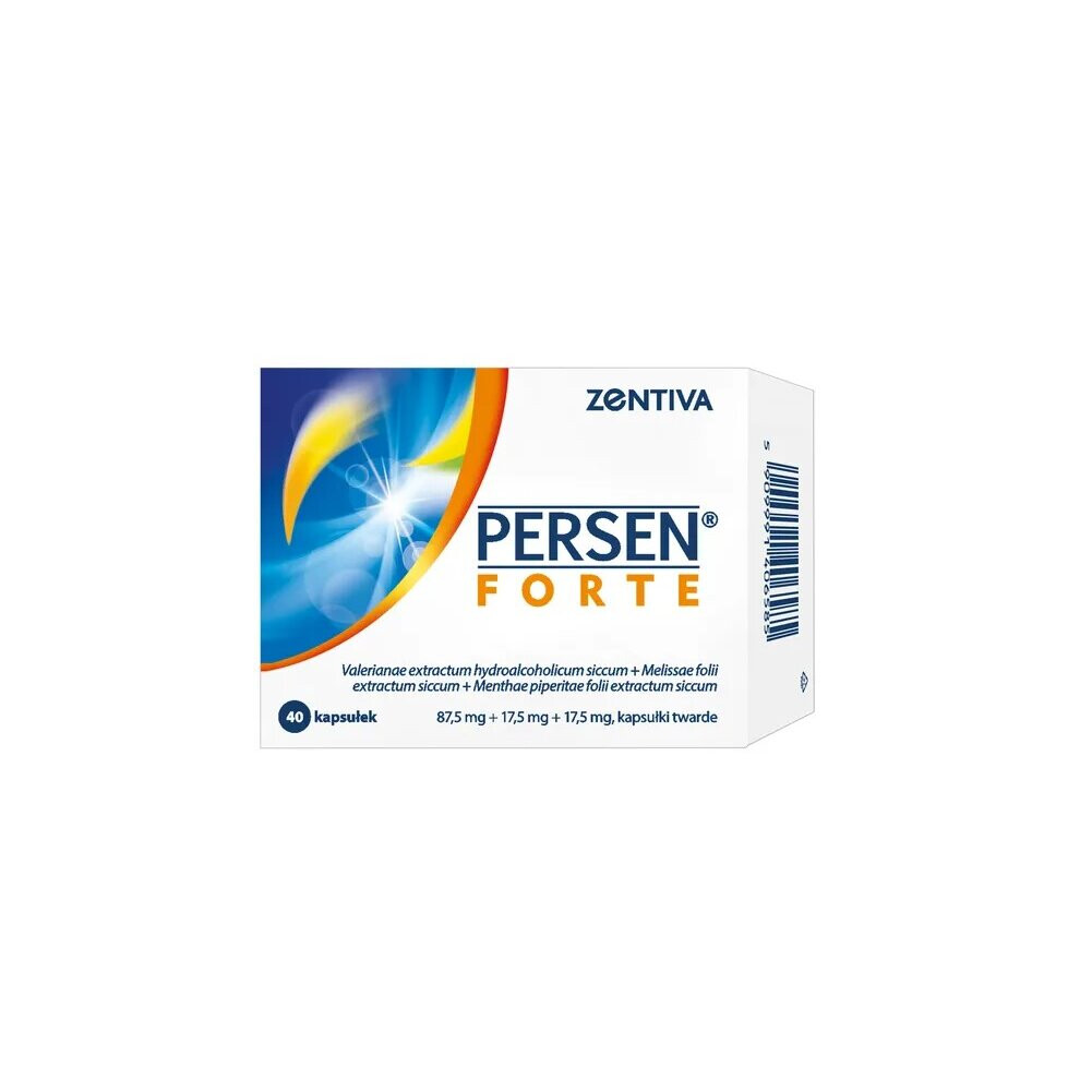 Persen Forte 40 Caps Anti Stress Calming Herbal Nerwica