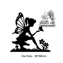 (A) Butterfly fairy bird mushroom 2022 new metal cutting mold die dies decoration