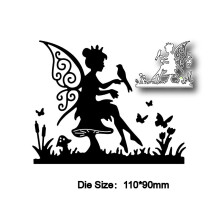 (B) Butterfly fairy bird mushroom 2022 new metal cutting mold die dies decoration