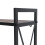 Living And Home Industrial Wall Mounted Floating Hanging Wine Glass Rack 7