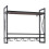 Living And Home Industrial Wall Mounted Floating Hanging Wine Glass Rack 5