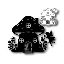 (A) mushroom house flowers and plants fairy 2021new metal cutting mold die dies