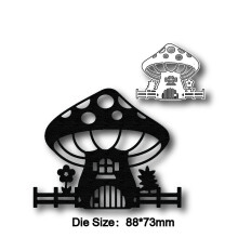 (C) mushroom house flowers and plants fairy 2021new metal cutting mold die dies